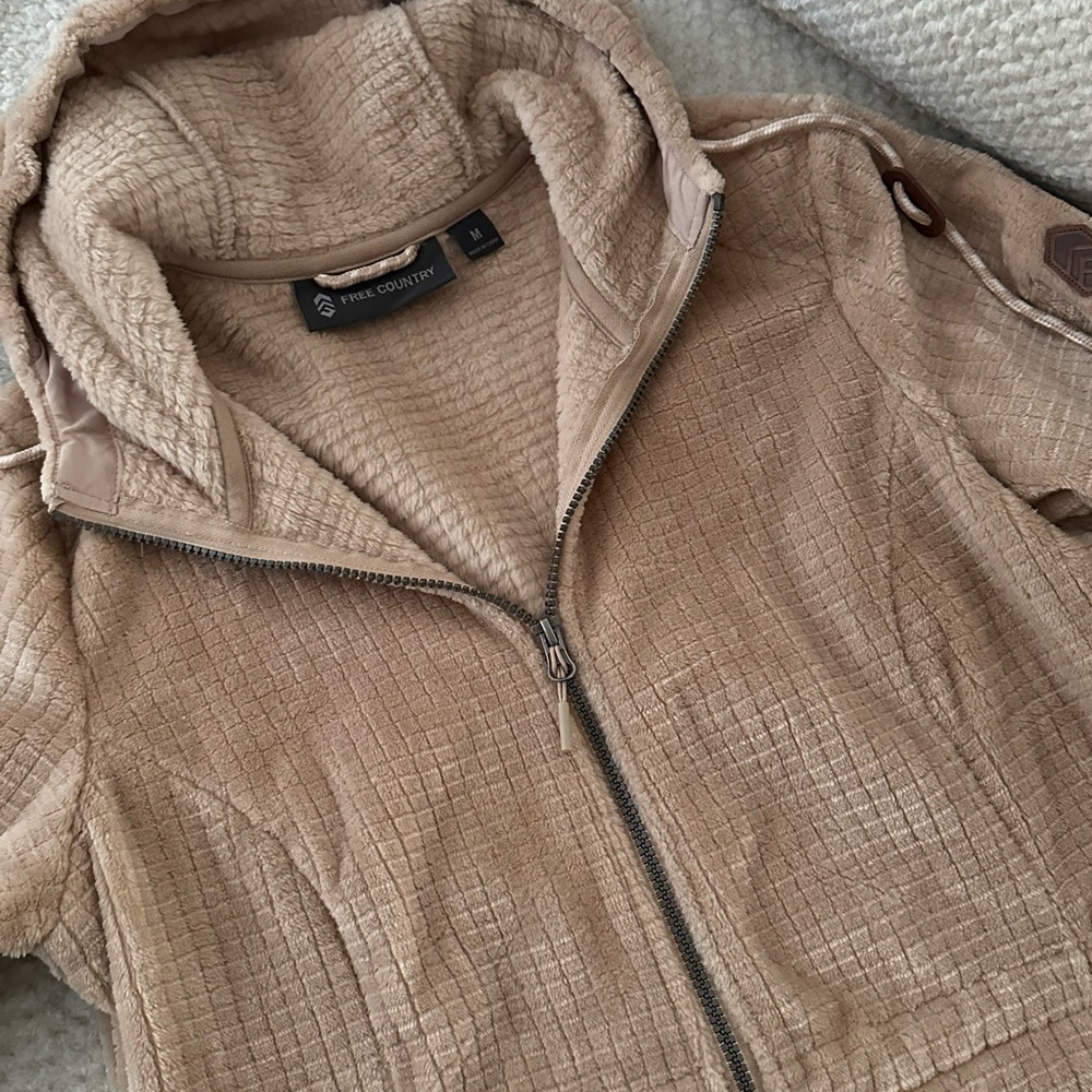 Free Country Women's Brown Teddy Jacket